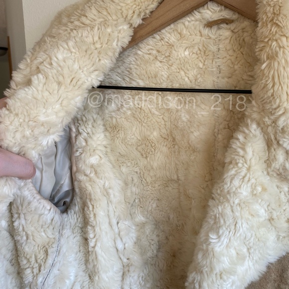 Wilson’s Leather Maxima Small Leather Patchwork Coat Faux Fur Tan Brown S - Picture 13 of 15